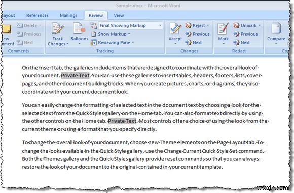 Word 2007/2010 문서에서 기밀 정보 숨기는 방법 – Redaction Tool 완벽 가이드