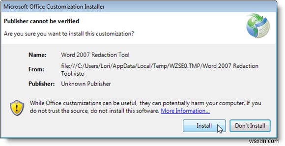 Word 2007/2010 문서에서 기밀 정보 숨기는 방법 – Redaction Tool 완벽 가이드