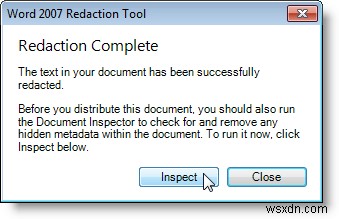 Word 2007/2010 문서에서 기밀 정보 숨기는 방법 – Redaction Tool 완벽 가이드