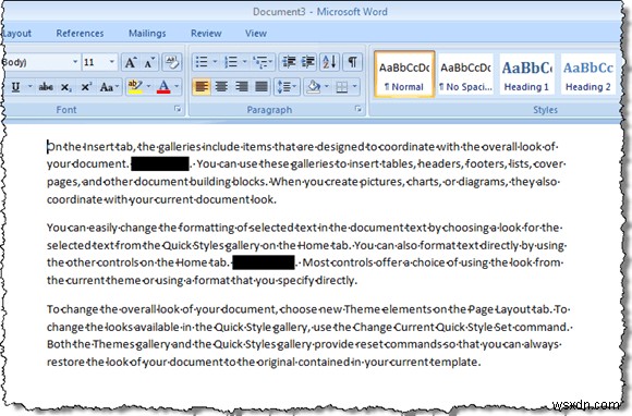 Word 2007/2010 문서에서 기밀 정보 숨기는 방법 – Redaction Tool 완벽 가이드
