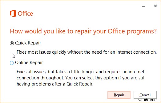 모든 버전의 Microsoft Office 복구하는 방법 – 단계별 완벽 가이드