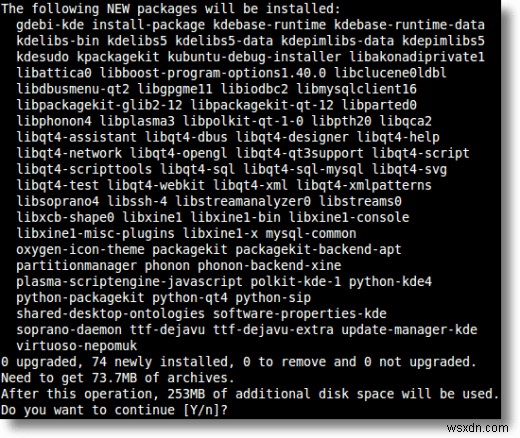 KDE 파티션 관리자로 하드디스크 파티션 편집하는 방법