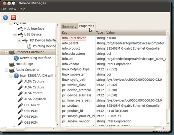 Ubuntu 10.04에서 GNOME Device Manager로 하드웨어 정보 쉽게 확인하는 방법