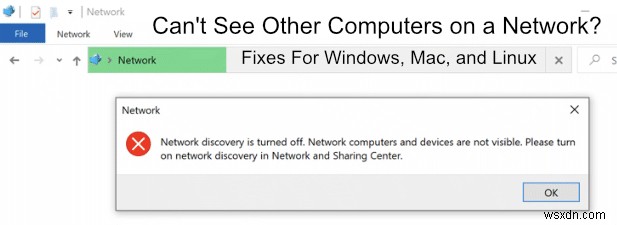 네트워크에서 다른 컴퓨터가 안 보일 때? Windows·Mac·Linux 완벽 해결 가이드