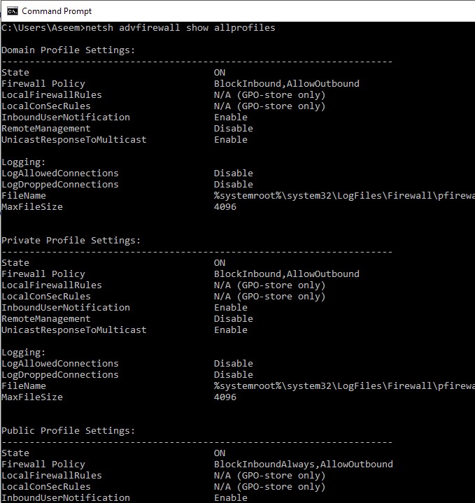 명령 프롬프트(CMD)로 Windows 방화벽 켜기·끄기 및 포트 여는 방법