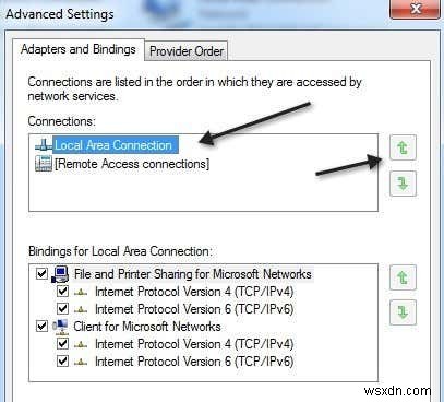 Windows 7에서 무선 대신 유선(이더넷) 연결을 우선 사용하도록 설정하는 방법