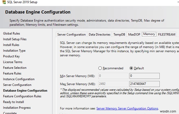 MS SQL Server 2019 설치 가이드: 단계별 기본 설정과 권장 사항 총정리