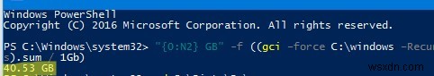PowerShell로 Windows 폴더 크기 확인하기 – 하위 폴더·필터링·원격 조회까지