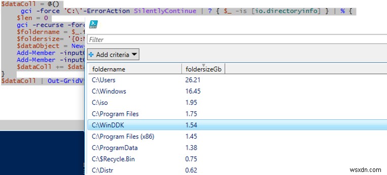 PowerShell로 Windows 폴더 크기 확인하기 – 하위 폴더·필터링·원격 조회까지