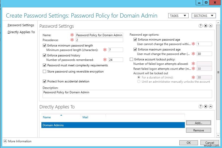 Active Directory 세분화된 암호 정책(FGPP) 생성 및 구성 완벽 가이드