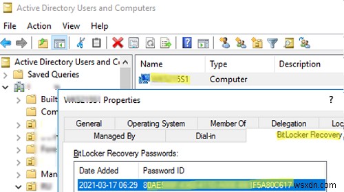 Active Directory에 BitLocker 복구 키 자동 백업하는 방법