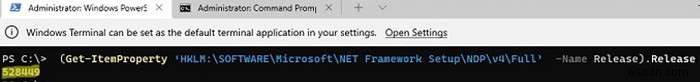 Windows에 설치된 .NET Framework 버전 확인하는 방법 총정리 (레지스트리·PowerShell·CMD)