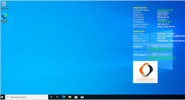 BgInfo로 Windows 바탕 화면에 시스템 정보 표시하기