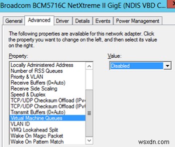 Windows Server 2019 Hyper-V 가상 머신 네트워크 성능 저하 해결 방법