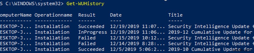 PSWindowsUpdate PowerShell 모듈로 Windows 업데이트 완벽하게 관리하는 방법