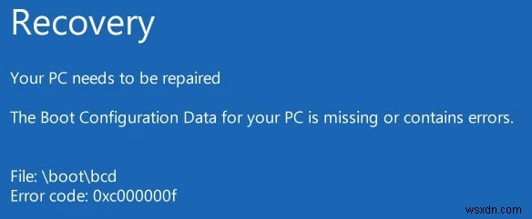 Windows 부팅 관리자, BCD 및 마스터 부트 레코드(MBR) 복구하는 방법