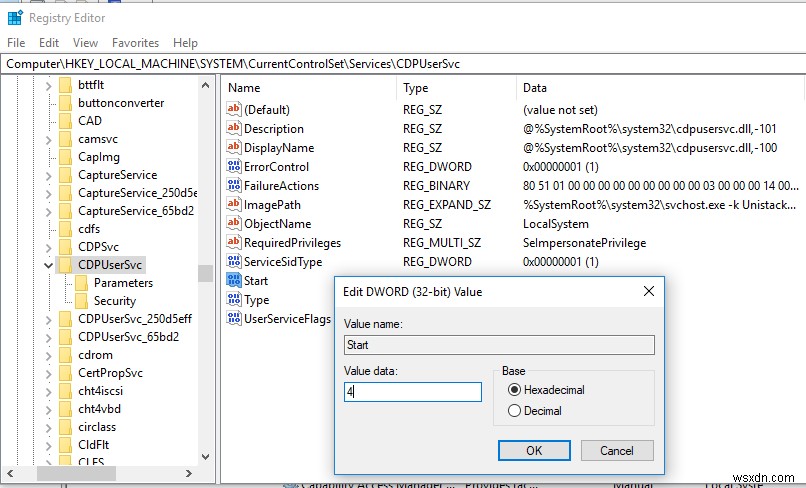 [해결] Windows 10/Windows Server 2016에서 CDPUserSvc가 작동을 멈췄습니다 오류 수정 방법
