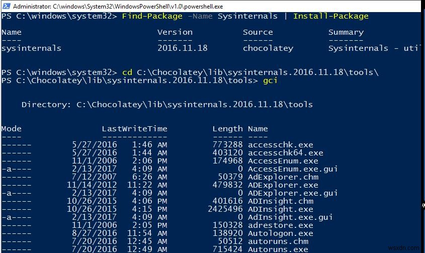 Windows 10에서 PowerShell PackageManagement로 프로그램 설치·관리하기