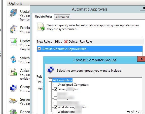 WSUS 대상 그룹 간 승인된 업데이트 복사 방법 (수동 & PowerShell)