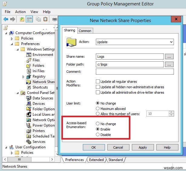 Windows Server에서 ABE(액세스 기반 열거) 활성화 방법 완벽 가이드