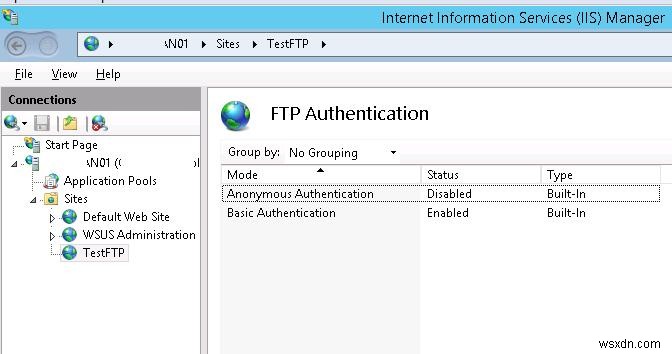 Windows Server 2016/2012 R2에서 FTP 사용자 격리를 활용한 FTP 서버 구성 완벽 가이드