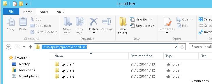 Windows Server 2016/2012 R2에서 FTP 사용자 격리를 활용한 FTP 서버 구성 완벽 가이드