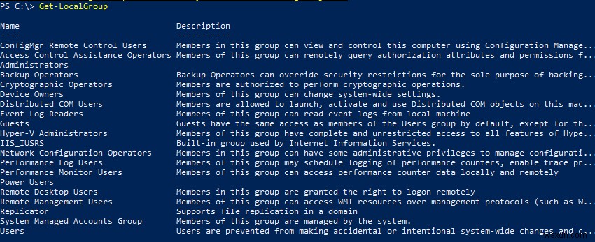 PowerShell로 Windows 로컬 사용자 및 그룹 관리하기