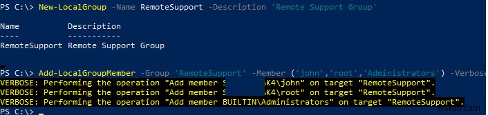 PowerShell로 Windows 로컬 사용자 및 그룹 관리하기