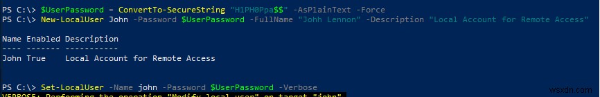 PowerShell로 Windows 로컬 사용자 및 그룹 관리하기