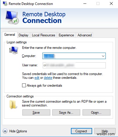 해결 방법: Windows에서 저장된 RDP 자격 증명이 작동하지 않을 때