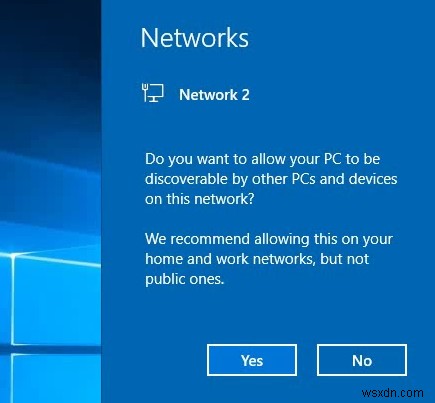 Windows 10/Windows Server 2016에서 네트워크 위치를 공용에서 개인으로 변경하는 방법