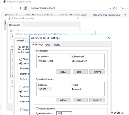 Windows 10에서 VPN 연결 시 DNS 확인이 되지 않는 문제 해결 방법