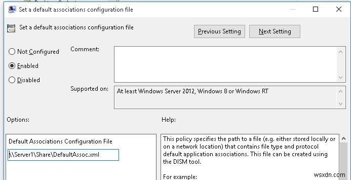 GPO(그룹 정책)로 Windows 10 기본 파일 연결 설정 및 배포하는 방법
