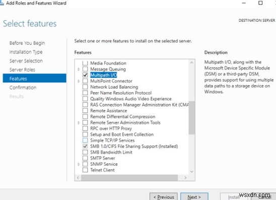 Windows Server 2016/2012 R2에서 MPIO 설치 및 구성하는 방법