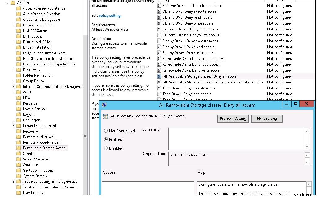 그룹 정책(GPO)으로 Windows에서 USB 드라이브 차단하는 방법 완벽 가이드
