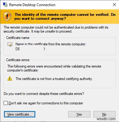 신뢰할 수 있는 SSL/TLS 인증서로 RDP 연결 보안 강화하기
