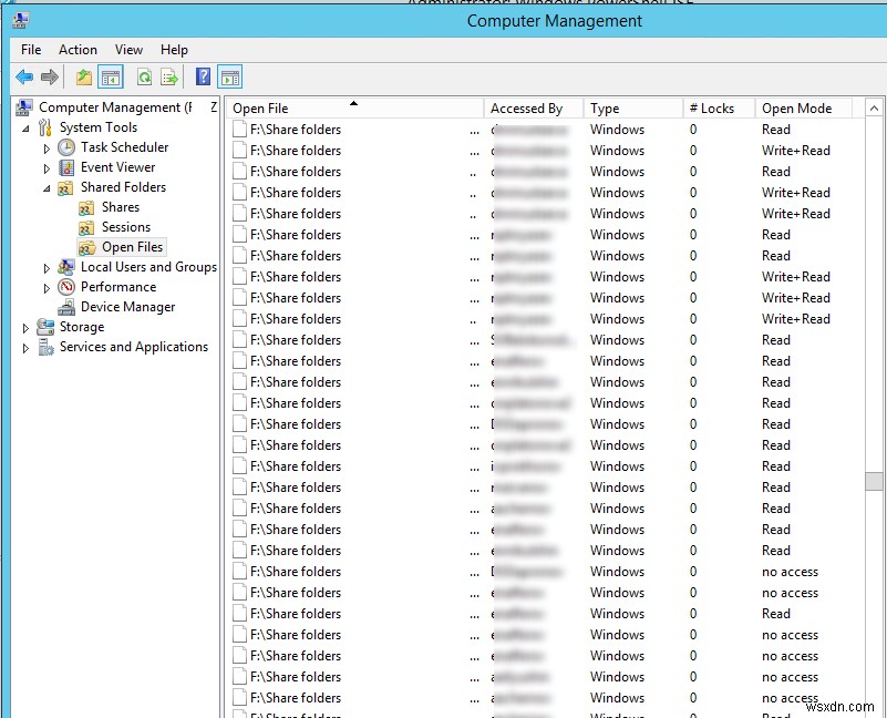 Windows Server SMB 공유 폴더에서 열린 파일 조회 및 강제 닫기 완벽 가이드