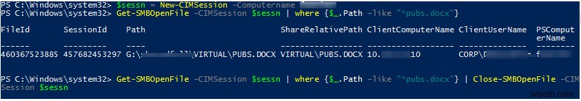 Windows Server SMB 공유 폴더에서 열린 파일 조회 및 강제 닫기 완벽 가이드