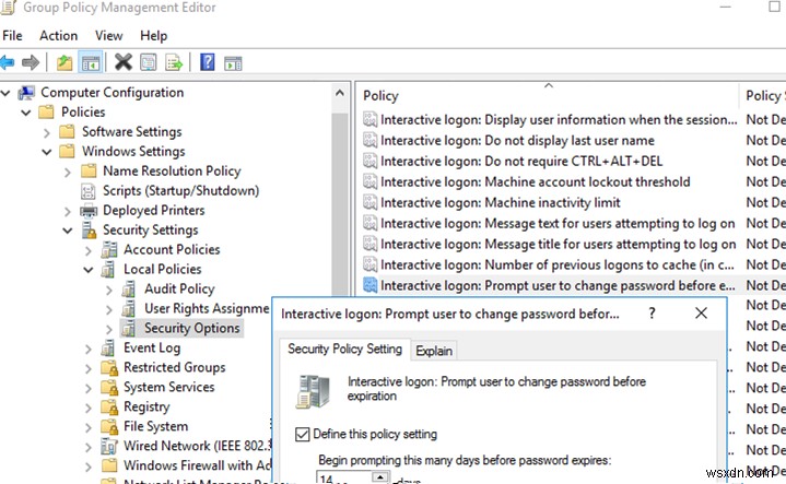 Active Directory 사용자 암호 만료일 확인 및 암호 변경 알림 설정 방법