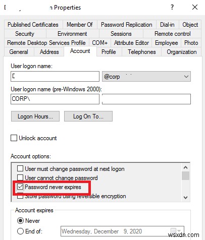 Active Directory 사용자 암호 만료일 확인 및 암호 변경 알림 설정 방법