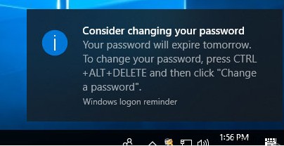 Active Directory 사용자 암호 만료일 확인 및 암호 변경 알림 설정 방법