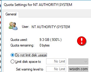 Windows에서 사용자 디스크 할당량(NTFS 쿼터) 활성화 및 구성하는 방법