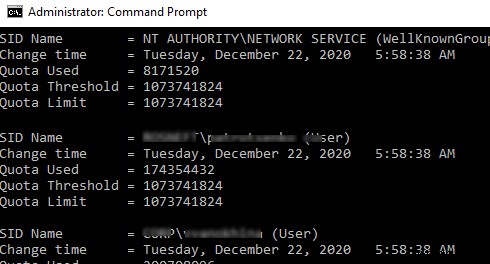 Windows에서 사용자 디스크 할당량(NTFS 쿼터) 활성화 및 구성하는 방법
