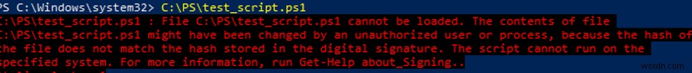코드 서명 인증서로 PowerShell 스크립트(PS1)에 디지털 서명하는 방법