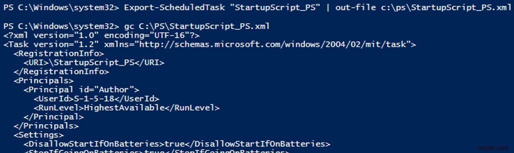 PowerShell로 Windows 예약 작업 만들기 및 관리하는 방법