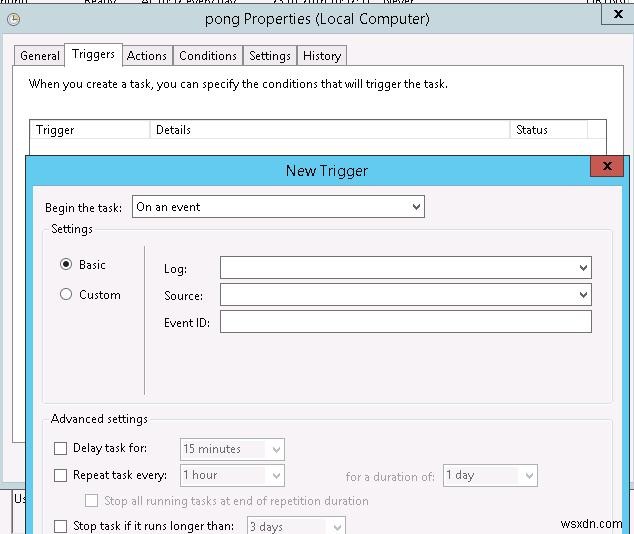 Windows 작업 스케줄러에서 이전 작업 완료 후 다음 작업 자동 실행 설정 방법