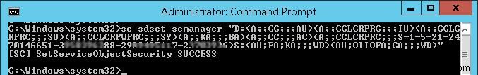 관리자 권한 없는 사용자에게 SCManager 원격 액세스 권한 부여하는 방법