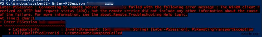 WinRM 원격 연결 시 HTTP 400 오류 해결 방법 – Kerberos 토큰 크기 문제