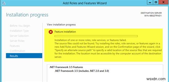 Windows Server 2012 R2에 .NET Framework 3.5 설치하는 방법 총정리