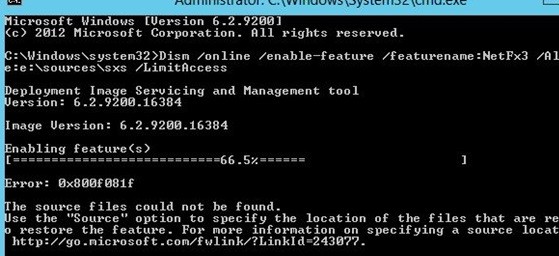 Windows Server 2012 R2에 .NET Framework 3.5 설치하는 방법 총정리